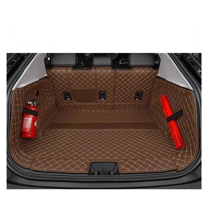 Auto Kofferraummatte Für OMODA Für C5 2022 2023 Stamm Schutz Pad Lagerung Taschen Cargo-Liner Auto Innen Zubehör Auto Stamm Matten Kofferraummatte(Turnkey Coffee) von TWMEU