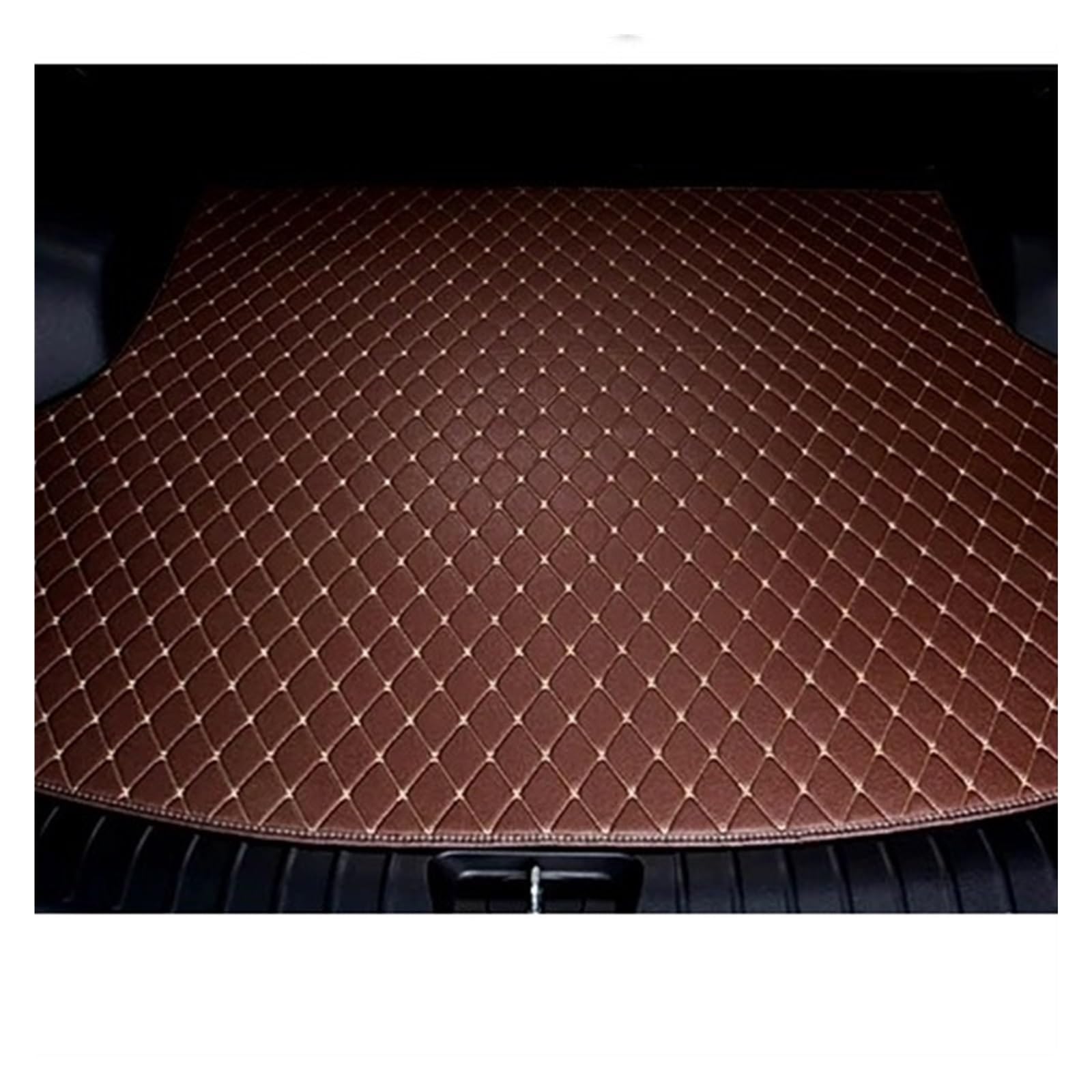 Auto Kofferraummatte Für TT Für Hardtop Für Coupe Vier Sitz 2008-2014 Cargo-Liner Teppich Innen Zubehör Abdeckung Kofferraum Matte Kofferraummatte(Dark Brown) von TWMEU