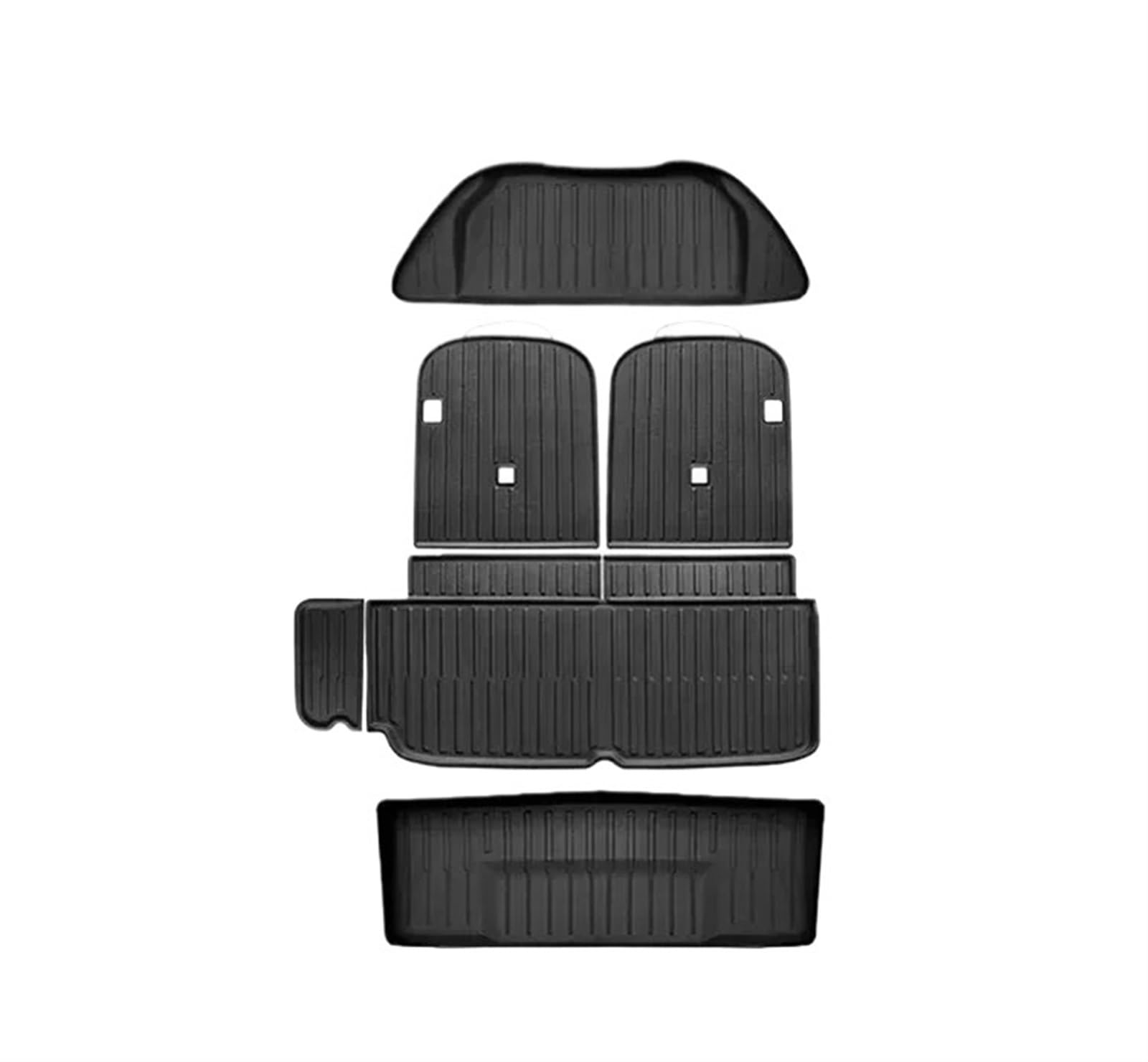 Auto Kofferraummatte Für Tesla Für Model Für X Good Side Surrounding Upgraded Foot Pad TPE Fit Allwetter-Kofferraummatten Kofferraummatte(6-7 seat 21-24) von TWMEU