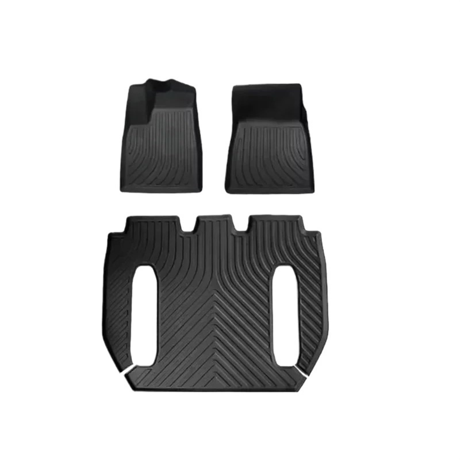 Auto Kofferraummatte Für Tesla Für Model Für X Good Side Surrounding Upgraded Foot Pad TPE Fit Allwetter-Kofferraummatten Kofferraummatte(6-SEAT 21-25 Left) von TWMEU