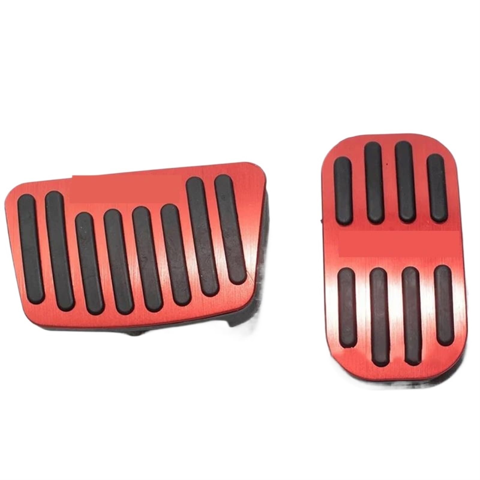 Auto Pedale Schutz Für Toyota Für Corolla Für Kreuz XG10 2020 2021 2022 at Edelstahl Auto Fuß Pedale Zubehör Bremse Nicht-Slip Pedal Abdeckung Pad 2 PCS Bremse Fußbett Abdeckplatte(Red) von TWMEU