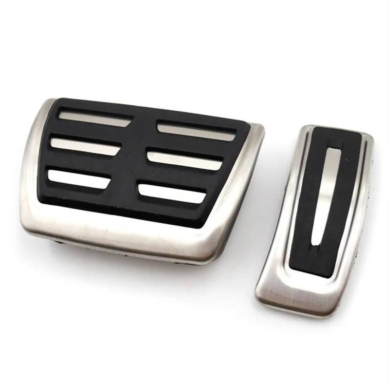 Auto Pedale Schutz Für VW Für Touareg 2007-2017 at Auto Fußpedale Gas Beschleuniger Bremse Nicht-Slip Restfoot Pedal Abdeckung Pads 2010 2011 2012 2013 2014 Bremse Fußbett Abdeckplatte(2 pcs) von TWMEU