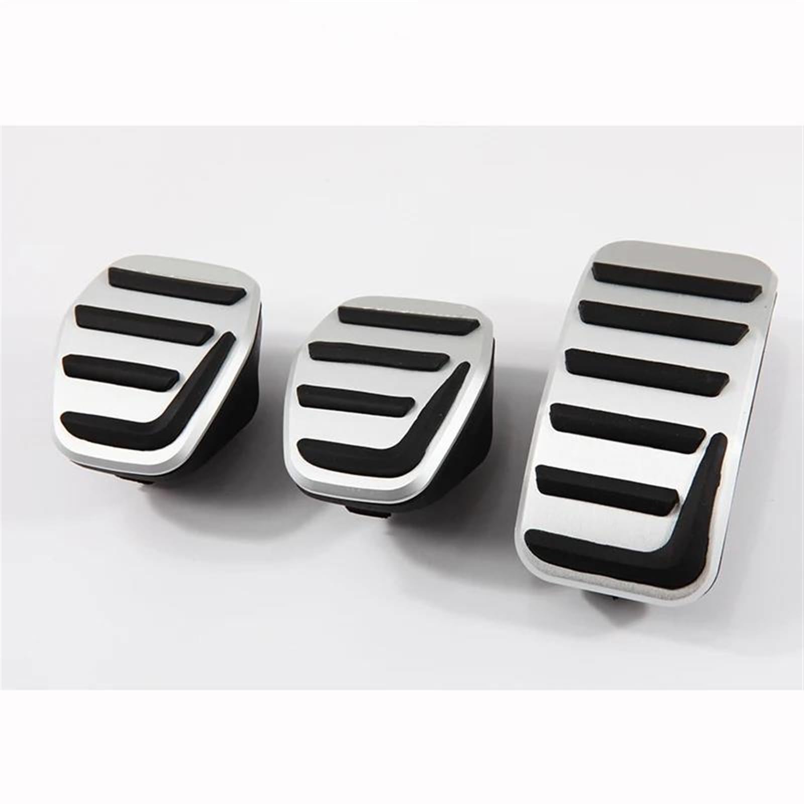 Auto Pedale Schutz Für Volvo Für S40 V40 C30 Auto Fußstütze Kupplung Brems Gas Gaspedal Pad MT Aluminium Legierung Auto Auto-Styling Auto Zubehör Bremse Fußbett Abdeckplatte(3 pcs MT) von TWMEU