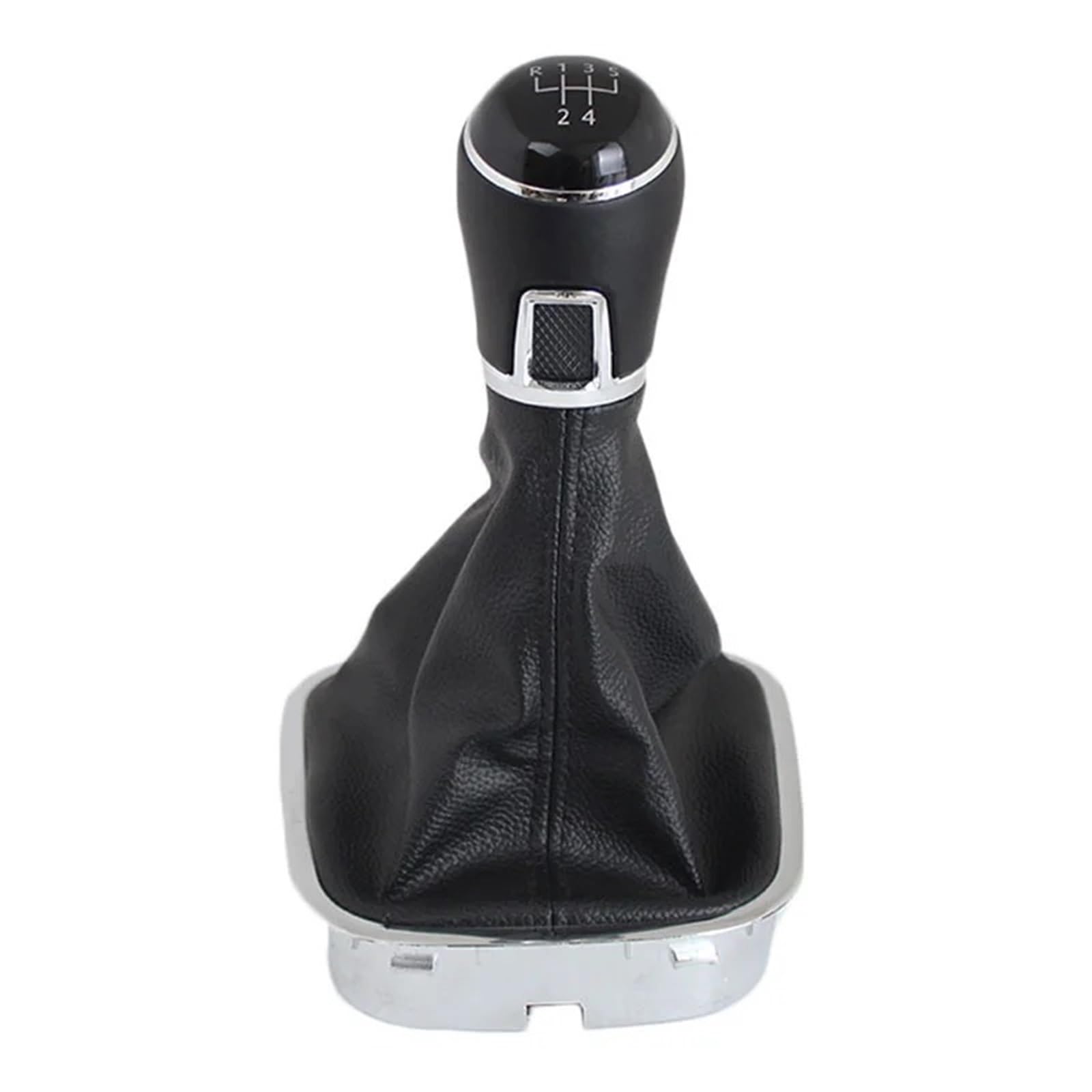 Auto Schalthebel Für VW Für Polo 6C 2015 2016 2017 2018 5 Geschwindigkeit Auto Manuelle Schaltknauf Hebel Shifter Griff Stick Mit Boot Schaltknauf von TWMEU