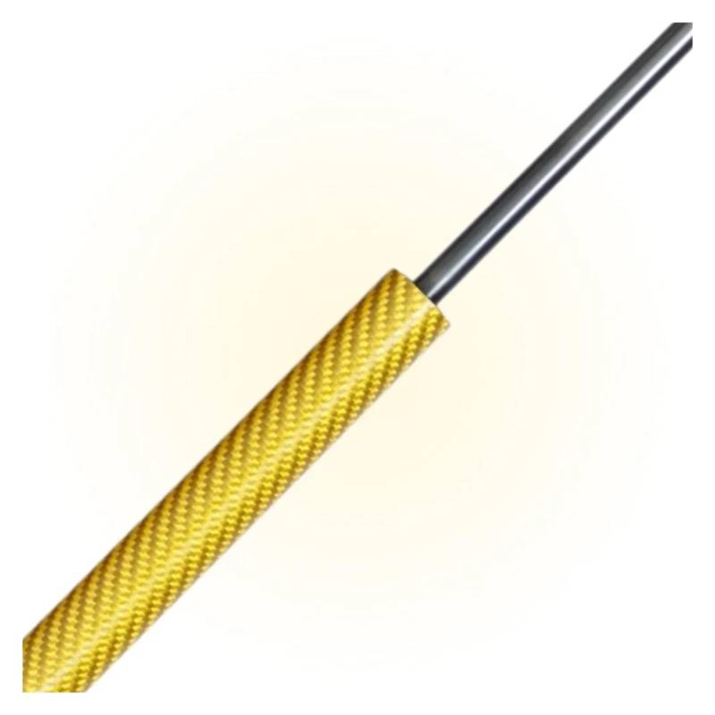 Fronthaube Motorhauben-Gasfeder Für Jeep Für Grand Für Cherokee (WK2) 2010-2022 Haube Strut Vorne Motorhaube Lift Unterstützung Gas Frühling Stoßdämpfer Dämpfer Bar(Yellow Carbon Fiber) von TWMEU