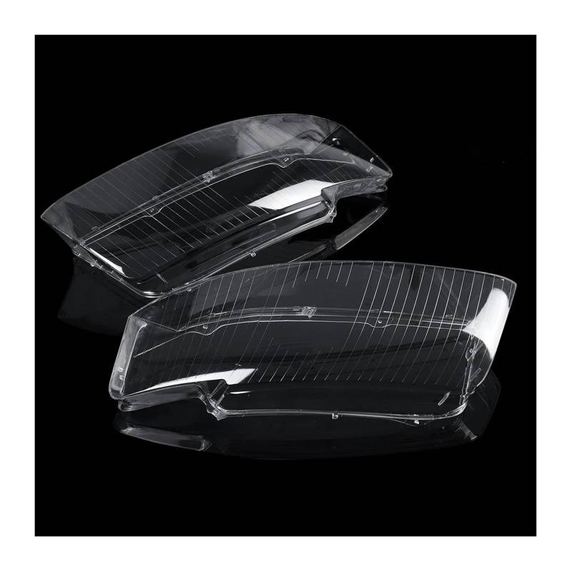 Für A4 B6 2002-2005 Auto Front Scheinwerfer Scheinwerfer Objektiv Abdeckung Transparent Lampenschirme Lampe Shell Kappe 8E0941029AD Auto-Scheinwerferschirm Scheinwerferblenden(Pair) von TWMEU