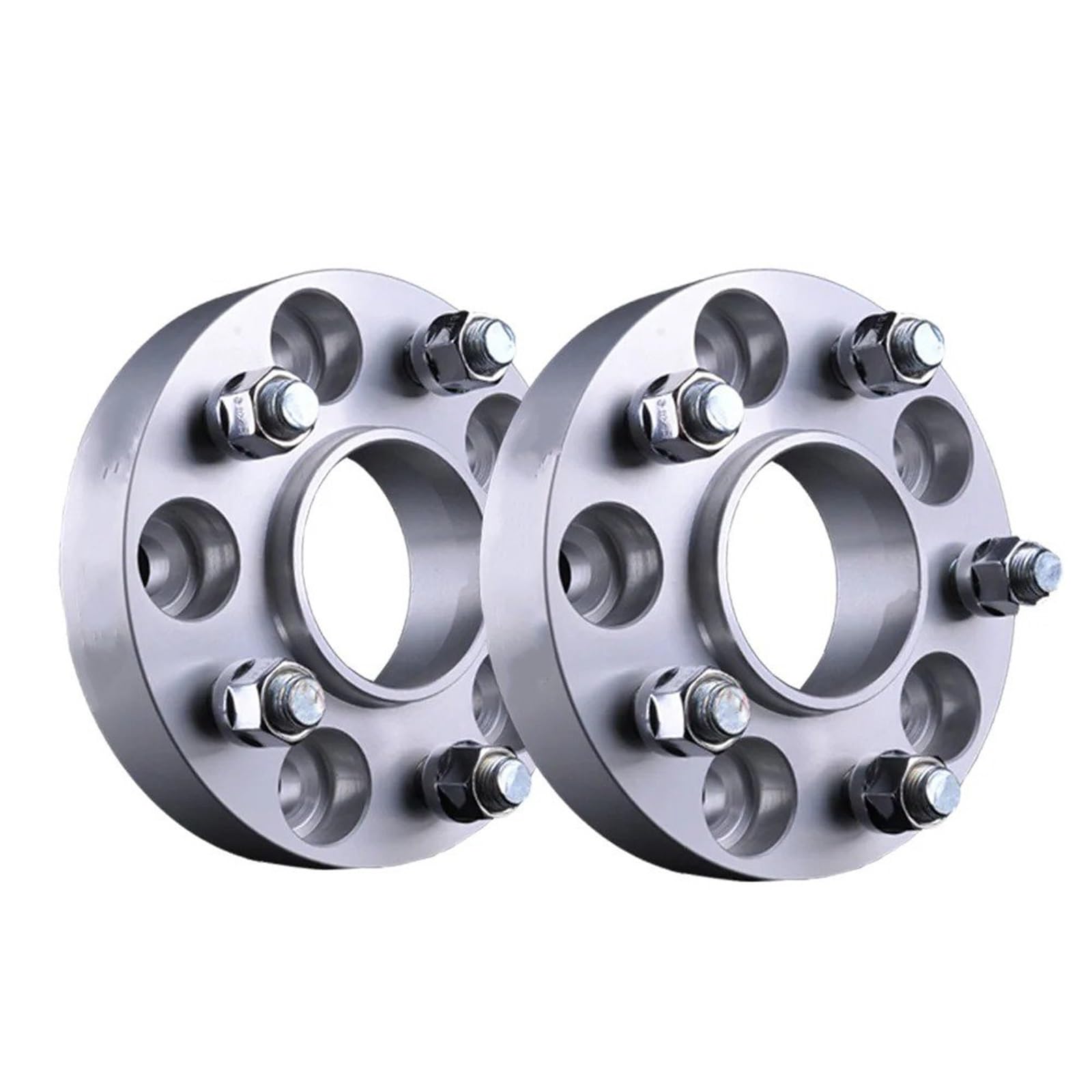 Für Benz 2 Stück Spurverbreiterungen 5x112 CB 66,6mm Felgen Adapter Geschmiedet Aluminium Legierung Wheel Spacers Raddistanzscheiben(2pcs Spacer 30mm-A) von TWMEU