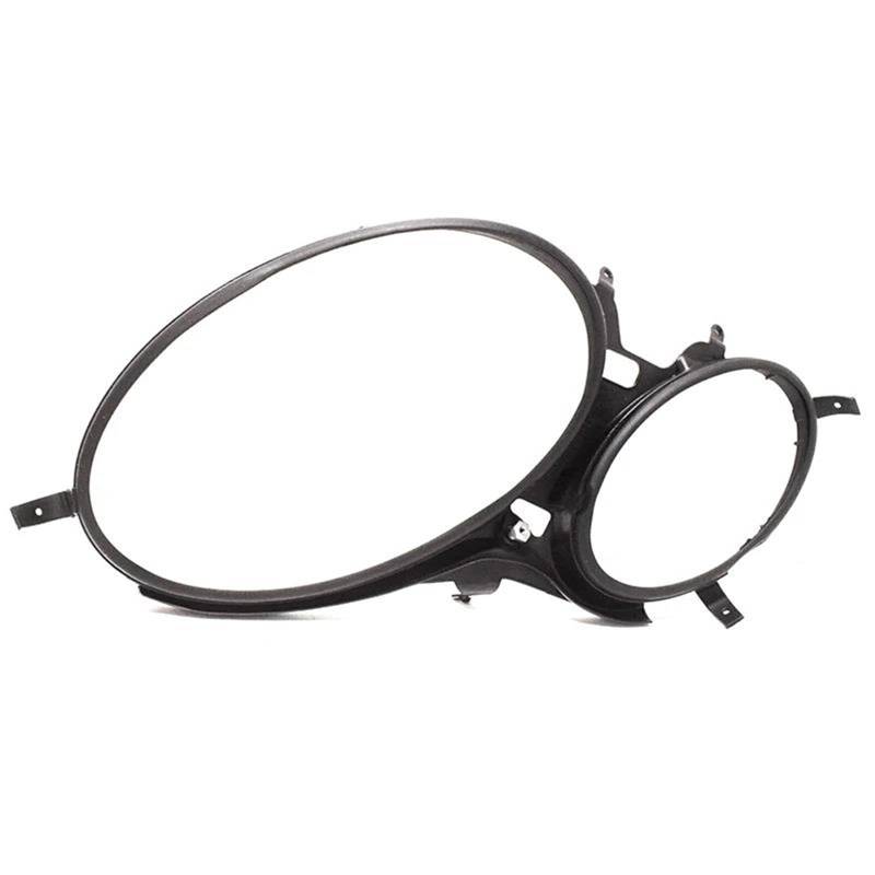 Für Benz Für W211 E200 E280 E300 2002-2008 Auto Front Upper Scheinwerfer Abdeckung Dichtungen Scheinwerfer Abdeckung Dichtung Streifen Decor Ring Auto-Scheinwerferschirm Scheinwerferblenden(Left) von TWMEU