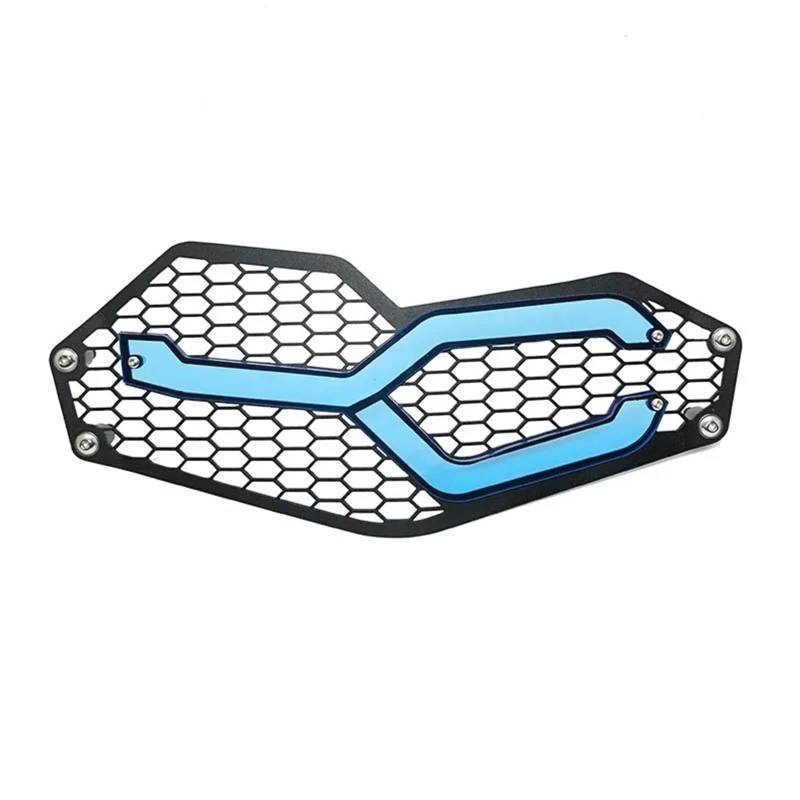 Für F850GS Für F750GS 2018-2023 Motorrad Scheinwerfer Protector Kopf Lichter Kühlergrill Schutz Schutz Abdeckung Motorrad Front Scheinwerfer Grill Abdeckung(Blue) von TWMEU