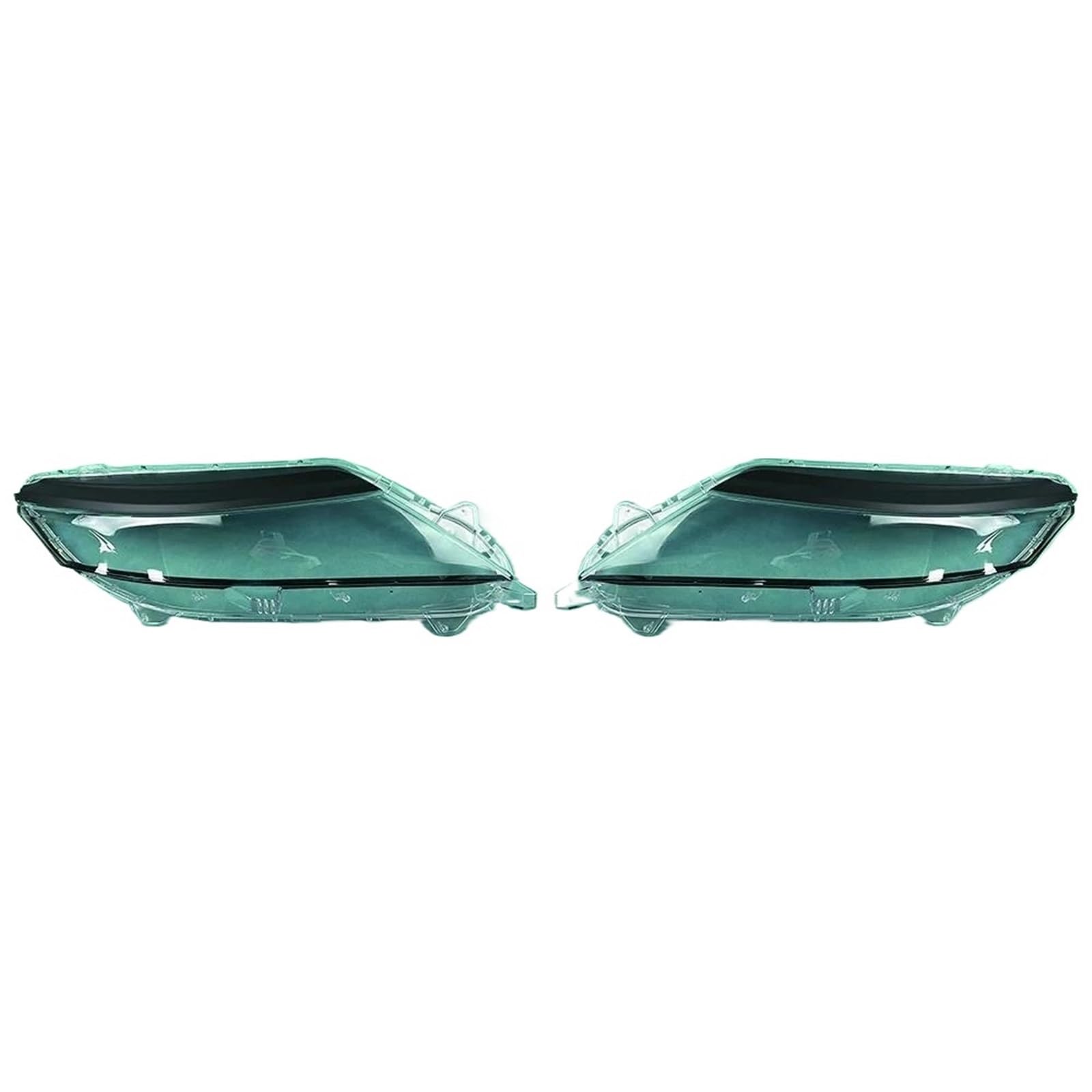 Für Mitsubishi Für Triton L200 2020-2022 Auto Front Scheinwerfer Glas Scheinwerfer Lampenschirm Lampe Shell Scheinwerfer Abdeckung Objektiv Auto-Scheinwerferschirm Scheinwerferblenden(A Piar) von TWMEU