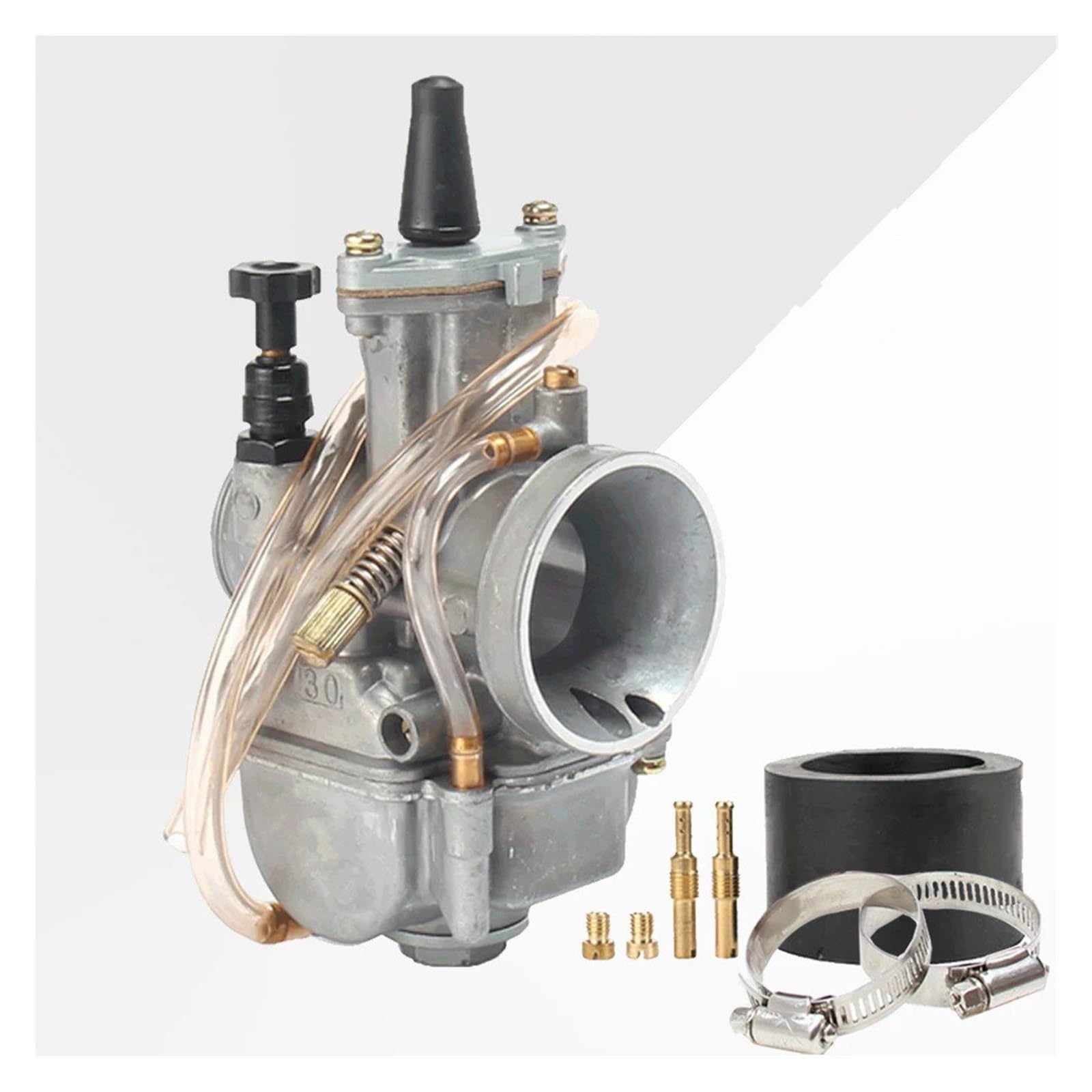 Für PWK 21 24 26 28 30 32 34mm Vergaser Mit Power Jet Für OKO ATV DIO Jog 2T 4T Motorrad Vergaser Carb Zubehör Motorrad Vergaser Kraftstoff System Vergaser(30mm) von TWMEU