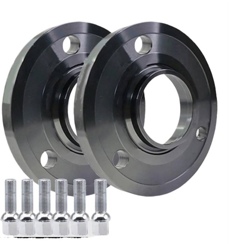 Für Smart Für Cabrio 450 Für City-Coupe 450 Für FORTWO 2 STÜCKE 15/20mm 7075 Aluminiumlegierung Spurverbreiterung PCD 3-112 CB 57,1 Wheel Spacers Raddistanzscheiben(2Pcs Adapter 15mm) von TWMEU