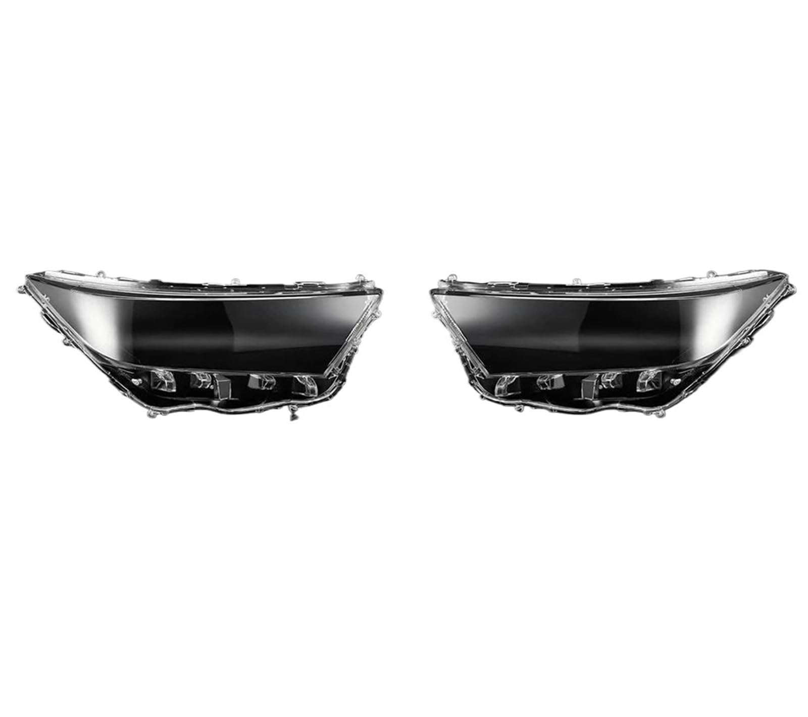 Für Toyota Für RAV4 2020-2023 Auto Front Scheinwerfer Abdeckung Scheinwerfer Shell Transparent Glas Lampenschirm Maske Objektiv Auto-Scheinwerferschirm Scheinwerferblenden(Left) von TWMEU