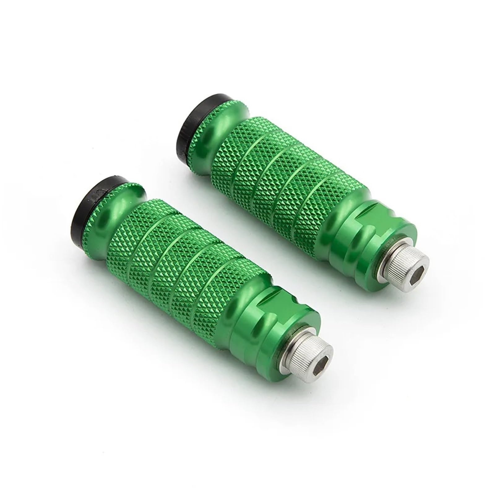 Motorrad Fußrasten Für Ducati Für Monster Für 696 2008-2014 Motorrad Fußrasten Pedal Fußrasten Fußrasten Universal 8mm Fußraste Hinten Set Fußrasten Motorrad Fußstütze(Green) von TWMEU