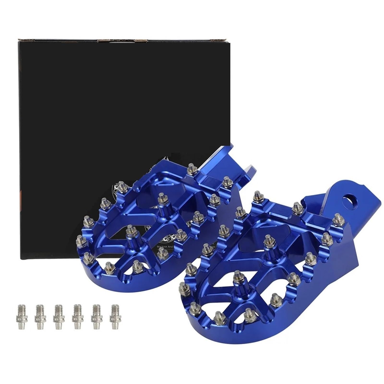 Motorrad Fußrasten Für Surron Für Lightbee Für Talaria Für Sting Motorräder Zubehör Fußrasten Fußpedal Motorrad Fußstütze(Blue) von TWMEU