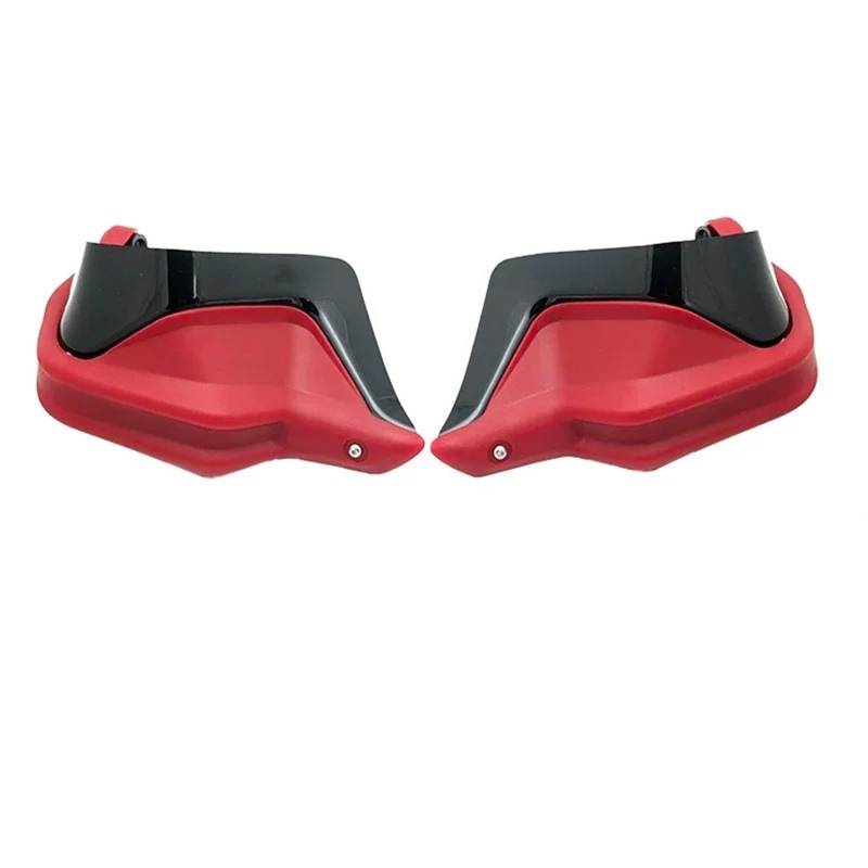 Motorrad Lenkerschutz Für Benelli Für TRK702 Für TRK702X Für TRK 702 Für TRK 702X 2022 2023 Motorrad Hand Guards Lenker Schutz Schild Handschutz Lenker(Red Black Set) von TWMEU