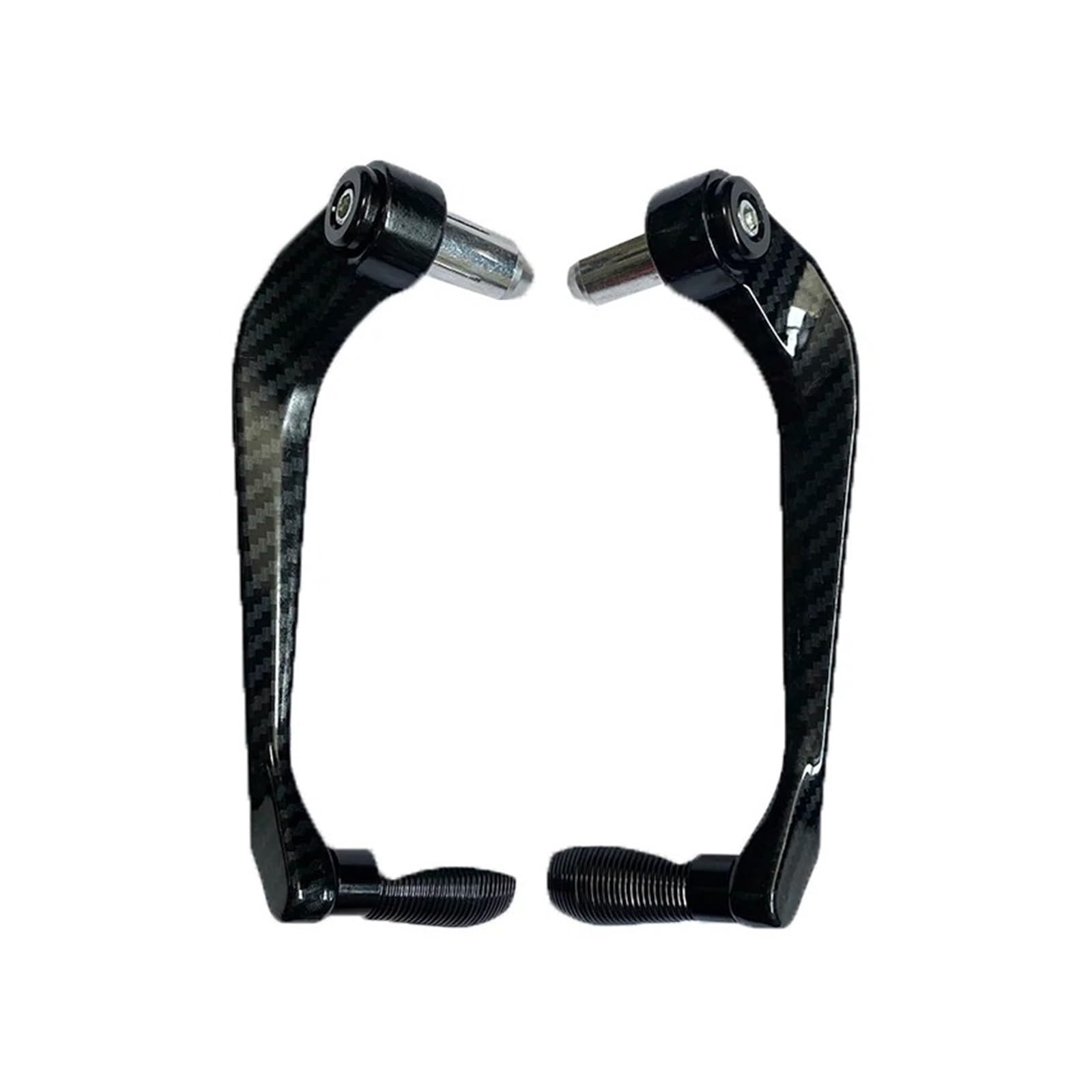 Motorrad Lenkerschutz Für Kawasaki Z750 Für Z900 Z1000 RS660 Motorrad Aluminium Legierung Handschutz 22MM Lenker Hand Guards Handschutz Lenker(Carbon-Black) von TWMEU