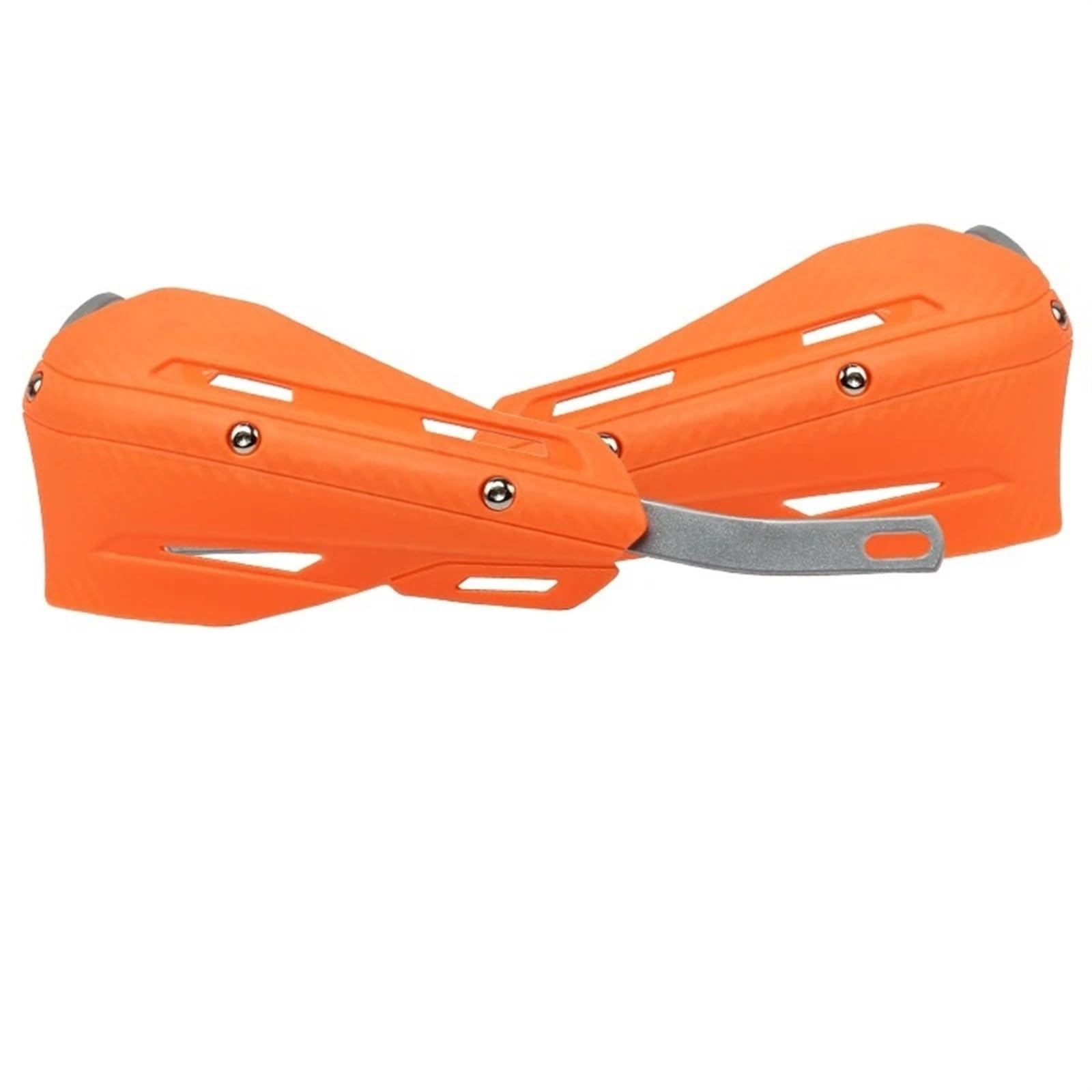 Motorrad Lenkerschutz Universal Motorrad 22mm 28mm Hand Schutz Kunststoff + Aluminium Handschutz Protector Schutz Abdeckung Handschutz Lenker(Orange) von TWMEU