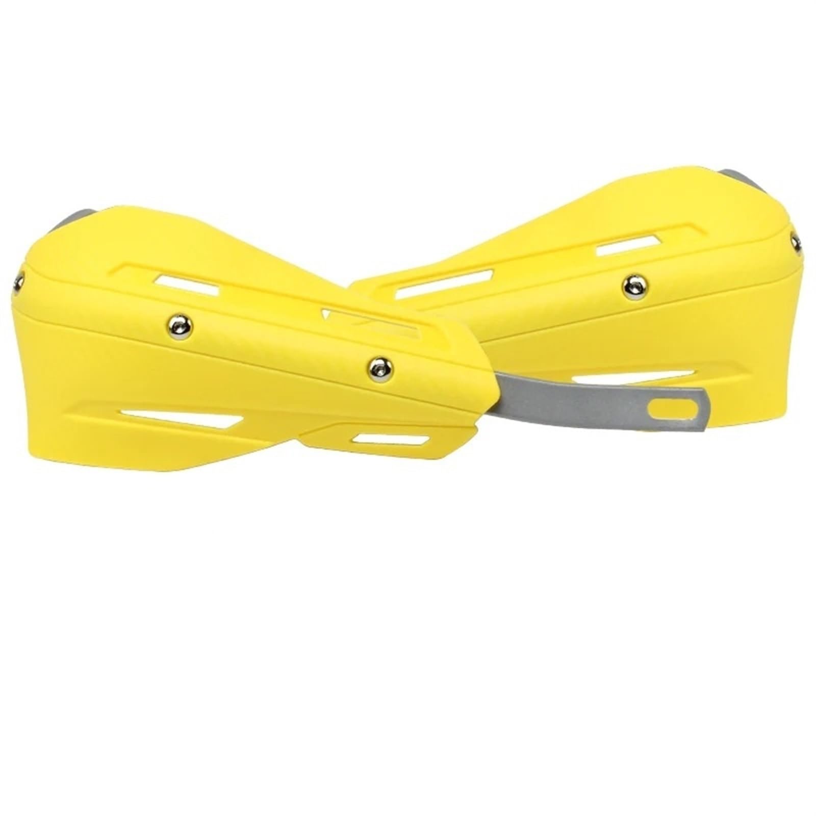 Motorrad Lenkerschutz Universal Motorrad 22mm 28mm Hand Schutz Kunststoff + Aluminium Handschutz Protector Schutz Abdeckung Handschutz Lenker(Yellow) von TWMEU