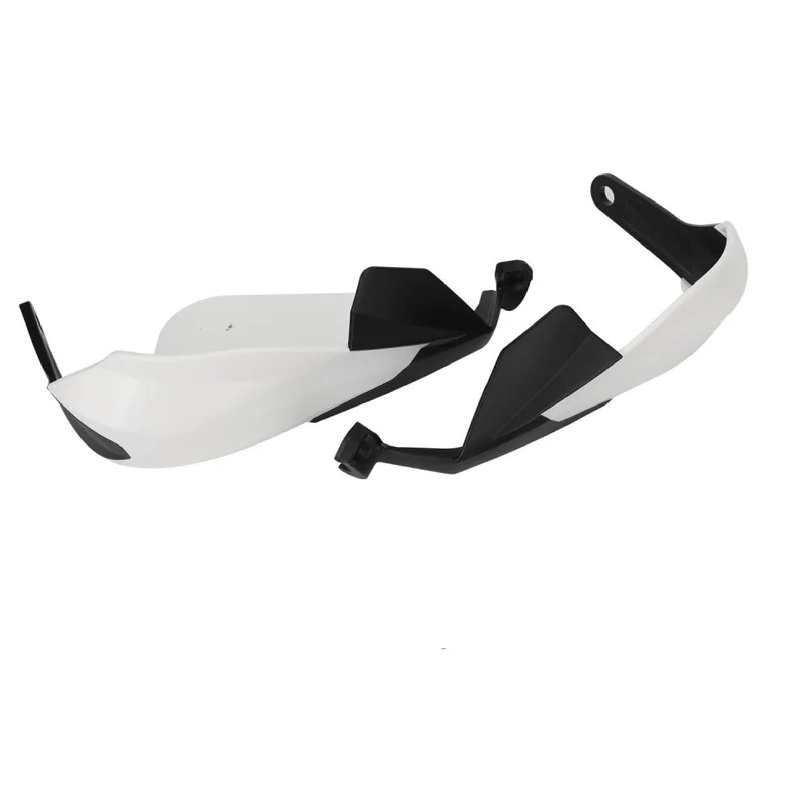 Motorrad Lenkerschutz Universal Motorrad Handschützer Und Montagesatz Lenkerschutz Motocross Handschutz Lenker(White) von TWMEU