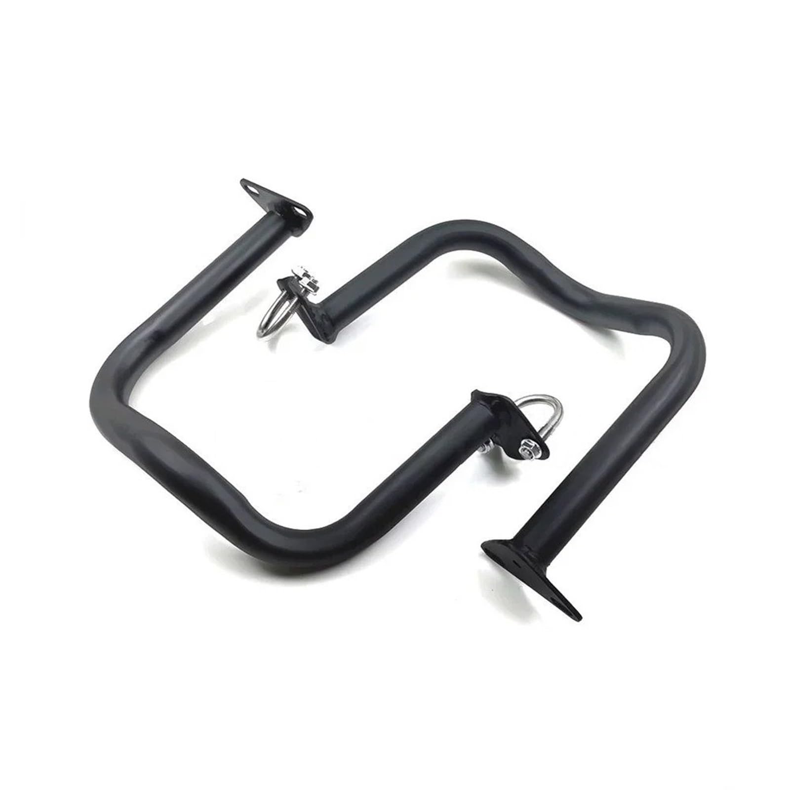 Motorrad Stoßfänger Für CB 400SS Für CB400SS CB 400 SS Motorrad Motor Schutz Stoßstange Autobahn Crash Bar Protector Sturzbügels(Black) von TWMEU