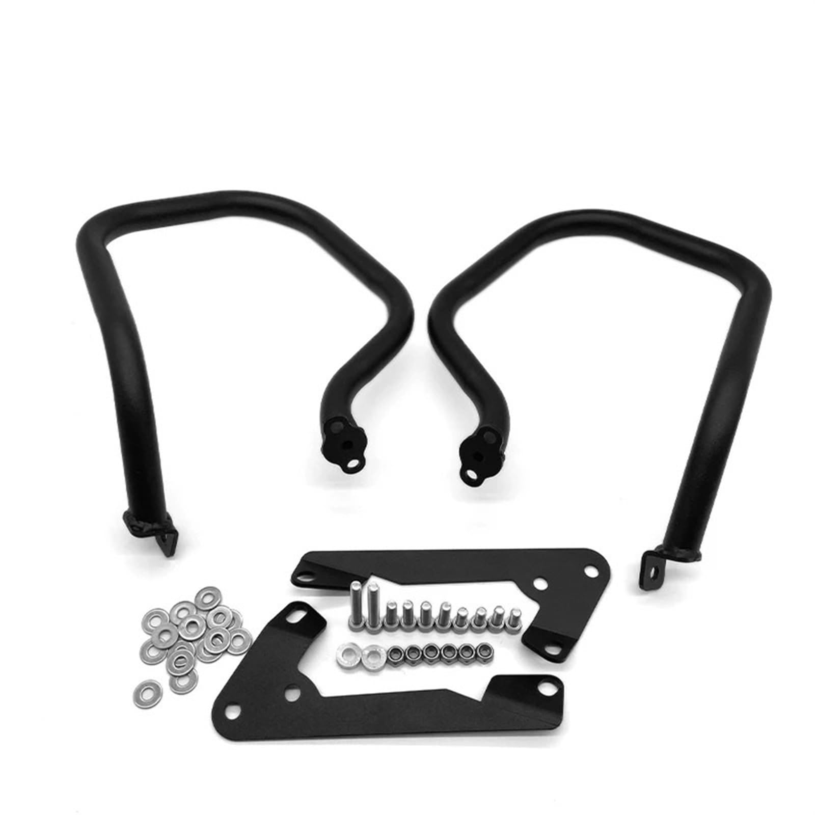 Motorrad Stoßfänger Für R1250RT Für R1250 RT Für R 1250 RT 2018-2023 Motorrad Highway Vorne Und Hinten Motorschutz Stoßstangen Crash Bar Stunt Cage Protector Sturzbügels(Black-Rear Only) von TWMEU