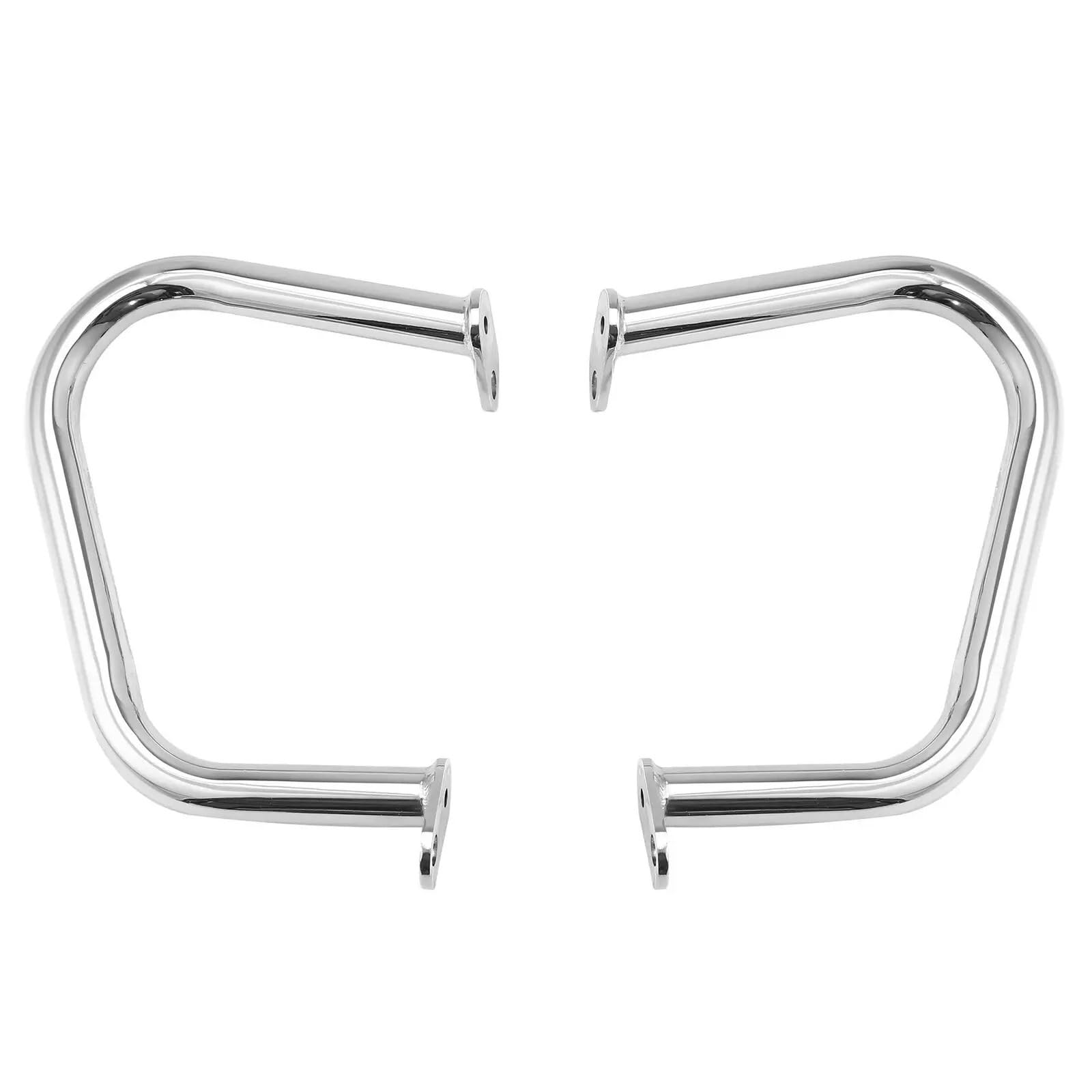 Motorrad Stoßfänger Für Triumph Für Bonneville Für Bobber 2016 2017 2018 2019 2020 Motorrad Motor Schutz Crash Bar Sturzbügels(Chrome) von TWMEU