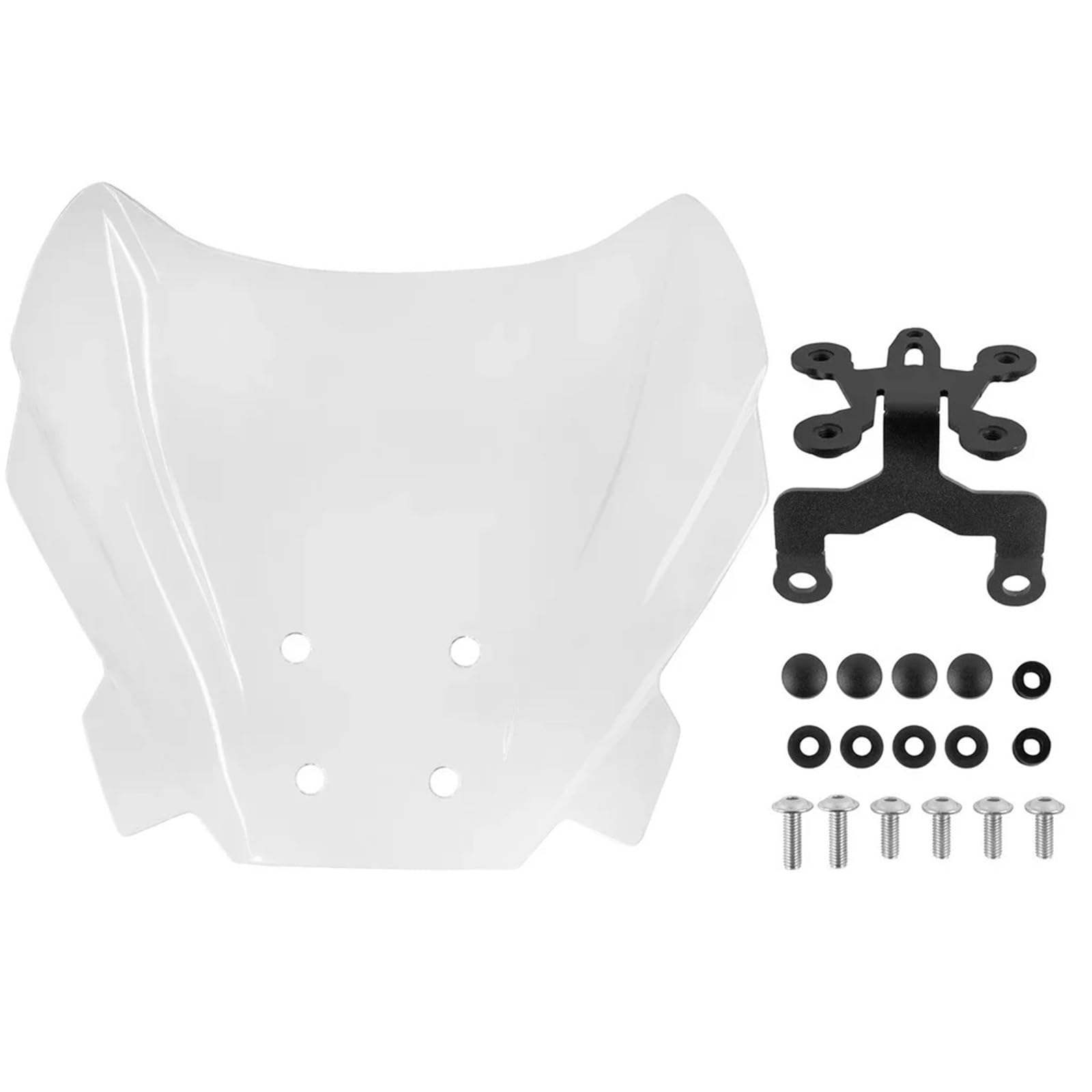 Motorrad Windschild Für Benelli 502 C 2019-2022 Zubehör Motorrad Windschutz Windabweiser Bildschirm Verkleidung Motorrad Windabweiser Spoiler(Clear) von TWMEU