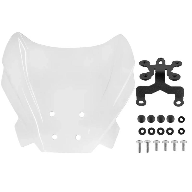 Motorrad Windschild Für Benelli 502 C 2019-2022 Zubehör Motorrad Windschutz Windabweiser Bildschirm Verkleidung Motorrad Windabweiser Spoiler(Clear) von TWMEU