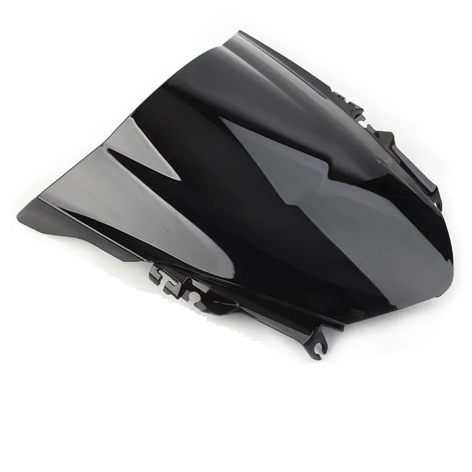 Motorrad Windschild Für CBR500R 2013-2015 Motorrad Zubehör Windschutzscheibe Windschutz Bildschirm Deflektor Schutz Motorrad Windabweiser Spoiler(Bright Black) von TWMEU