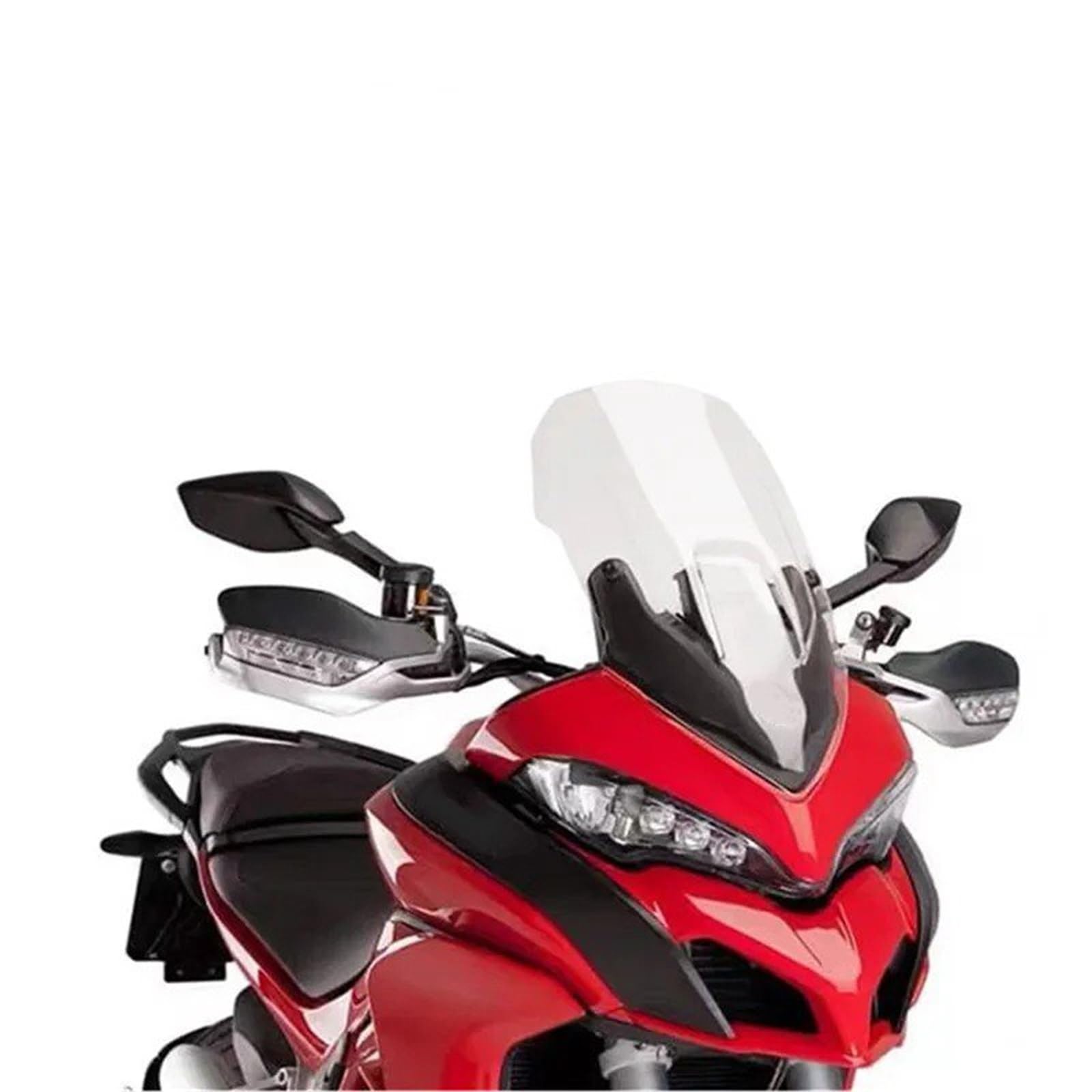 Motorrad Windschild Für CRF1100L Für ADV 2020-2021 Motorrad Windschutzscheibe Windschutzscheibe Motorrad Windabweiser Spoiler(Transparent 520mm) von TWMEU