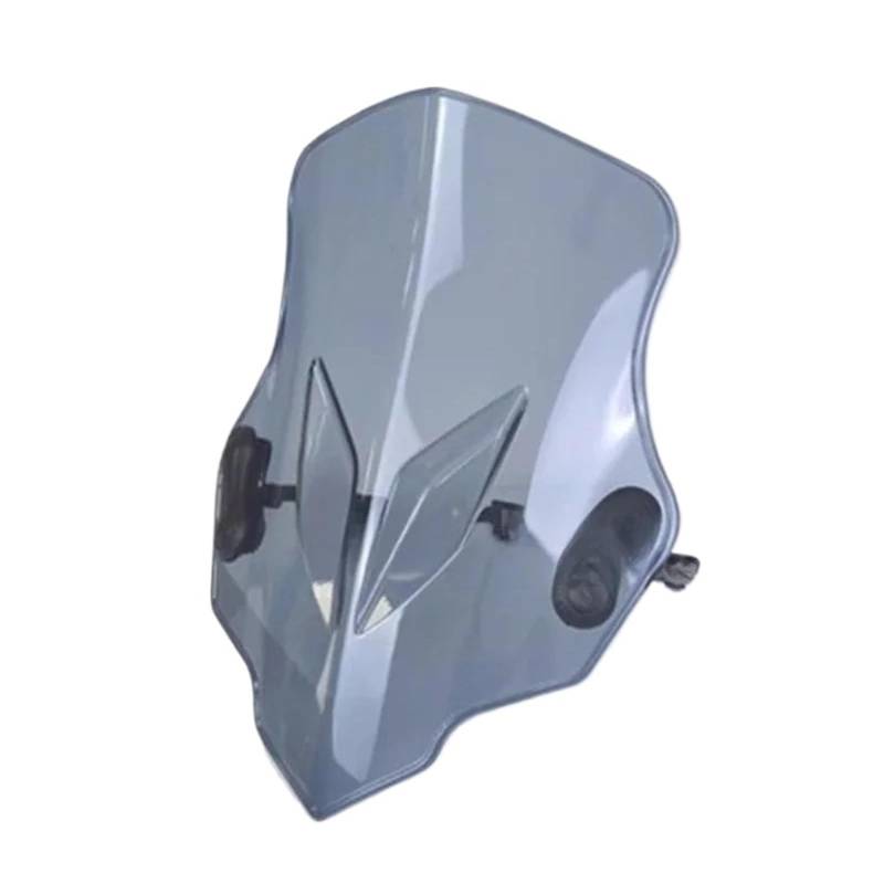 Motorrad Windschild Für Cfmoto Für 450nk Windschutzscheibe Windschutz Mit Montagehalterung Frontglas Motorrad Windabweiser Spoiler(Gray) von TWMEU