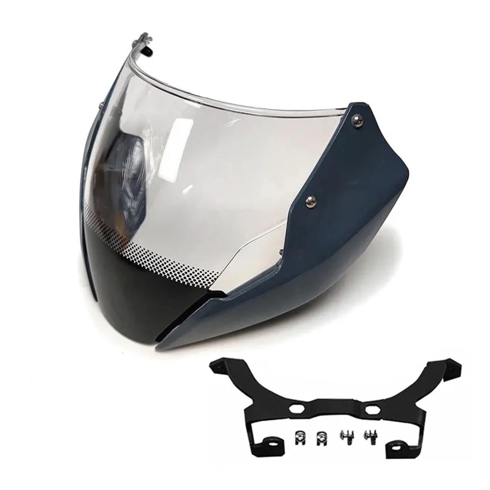 Motorrad Windschild Für Ducati Für Monster 797 821 1200S 2014-2016 Windschutzscheibe Rauchabweiser Mit Halterung Montage Schrauben Motorrad Windabweiser Spoiler(Cement ash) von TWMEU