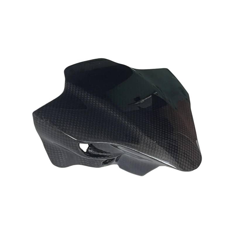 Motorrad Windschild Für Ducati Für Straße Für Kämpfer Für V4V4S 2018-2023 Motorrad Carbon Faser Windschutzscheibe Deflektor Zubehör Motorrad Windabweiser Spoiler(Bright Twill) von TWMEU