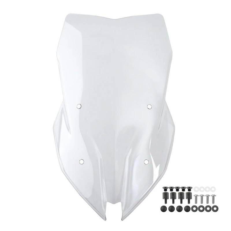 Motorrad Windschild Für F900XR 2020-2024 Windschutzscheibe Windschutz Motorrad Windabweiser Bildschirm Schild Zubehör Motorrad Windabweiser Spoiler(Clear) von TWMEU