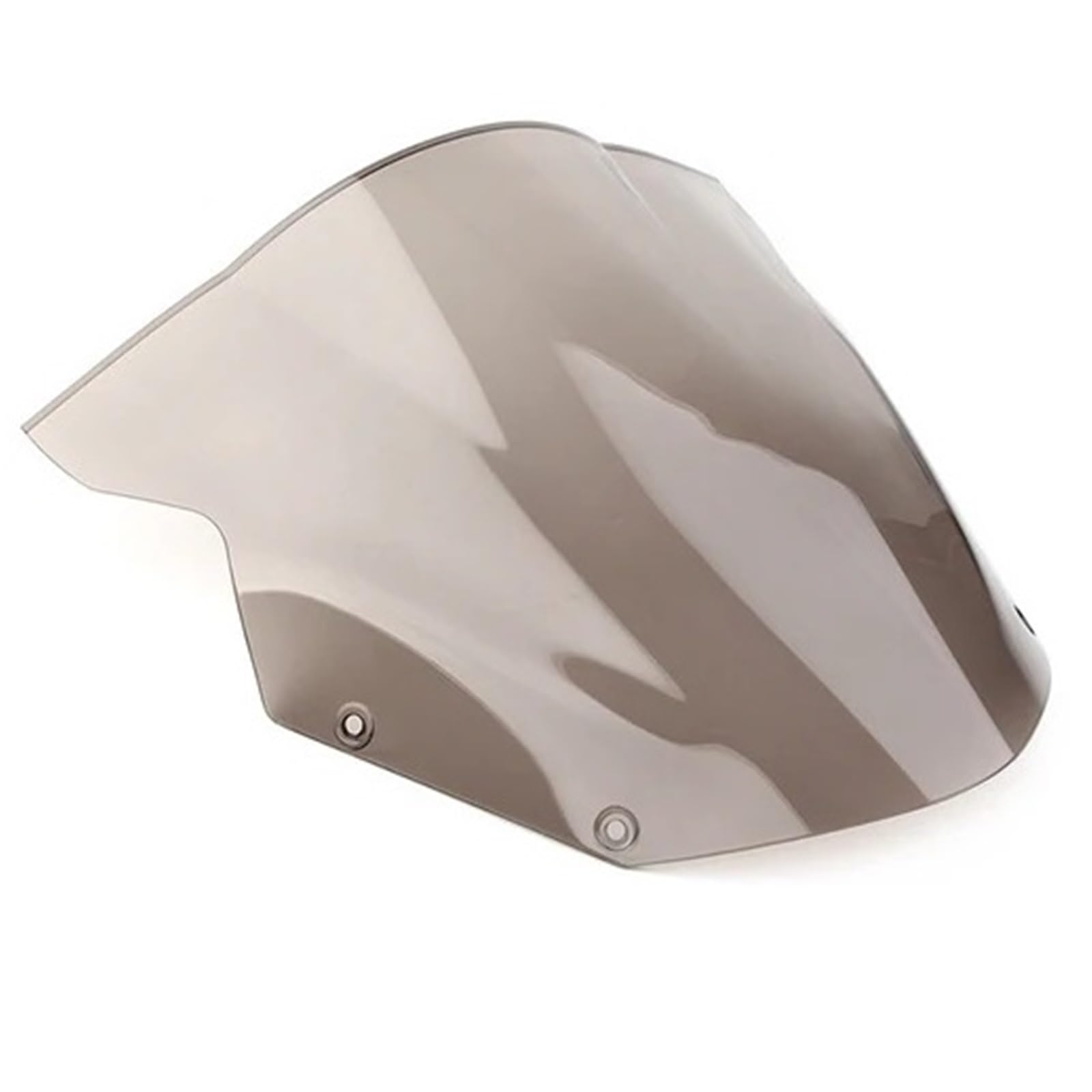 Motorrad Windschild Für Kawasaki Für ER6R Für ER6F 2009-2011 Motorrad Double Bubble Windschutzscheibe Windschutz Zubehör Verkleidung Deflektor Motorrad Windabweiser Spoiler(Smoke) von TWMEU