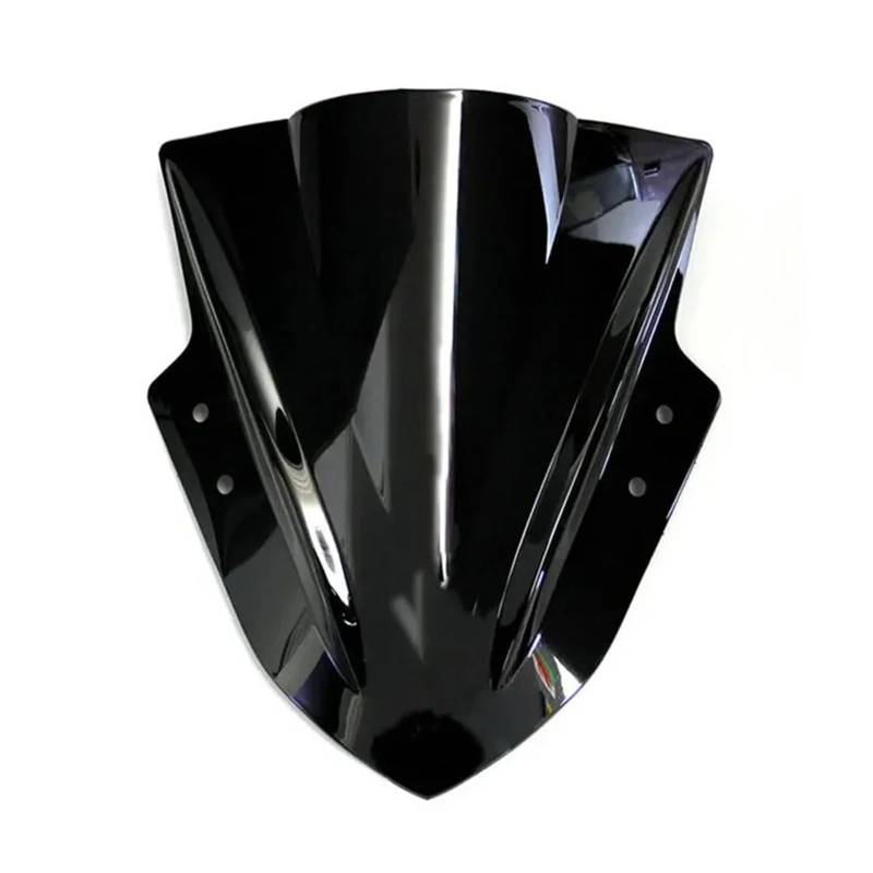 Motorrad Windschild Für Kawasaki Für Ninja 300 2013-2017 Motorrad Zubehör Windschutzscheibe Windschutz Windabweiser Motorrad Wind Bildschirm Motorrad Windabweiser Spoiler(Black) von TWMEU