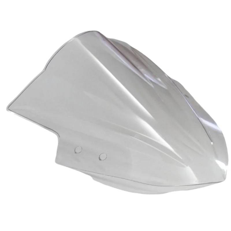 Motorrad Windschild Für Kawasaki Für Ninja 300 Für EX300 Für EX 300R 2013-2017 Windabweiser Windschutzscheibe Frontscheibe Accesorios para Moto Motorrad Windabweiser Spoiler(Clear) von TWMEU