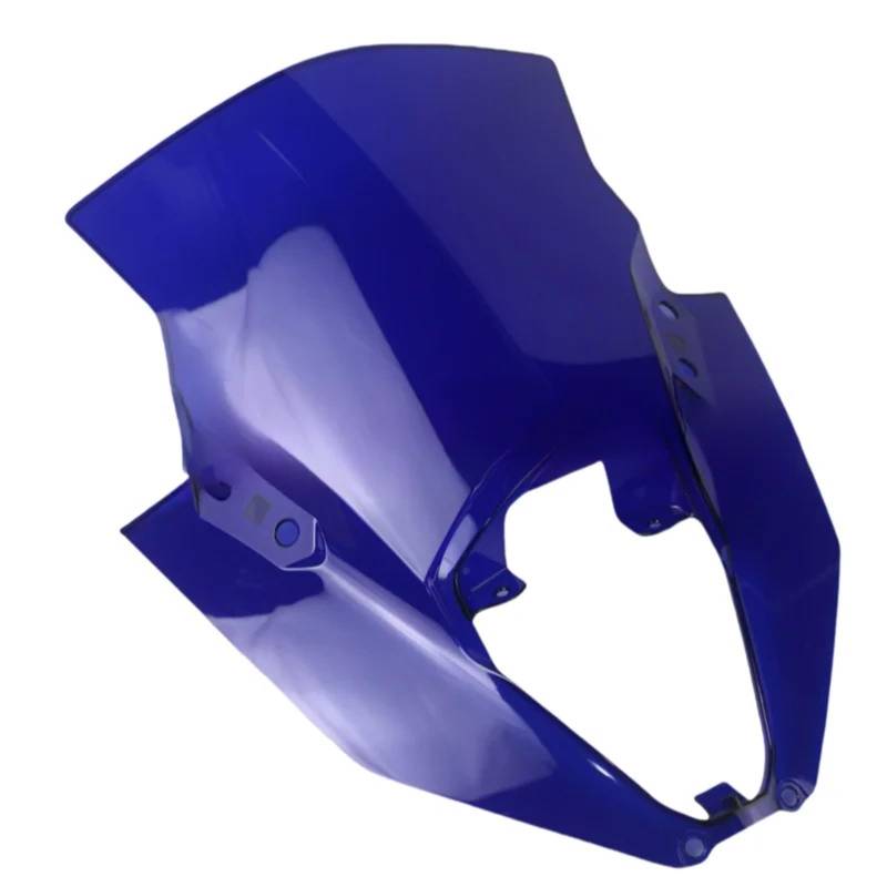 Motorrad Windschild Für Kawasaki Für Ninja 650 Für EX650 Für ER-6F Für ER6F 2020-2024 Windabweiser Windschutzscheibe Frontscheibe Accesorios para Moto Motorrad Windabweiser Spoiler(Blue) von TWMEU