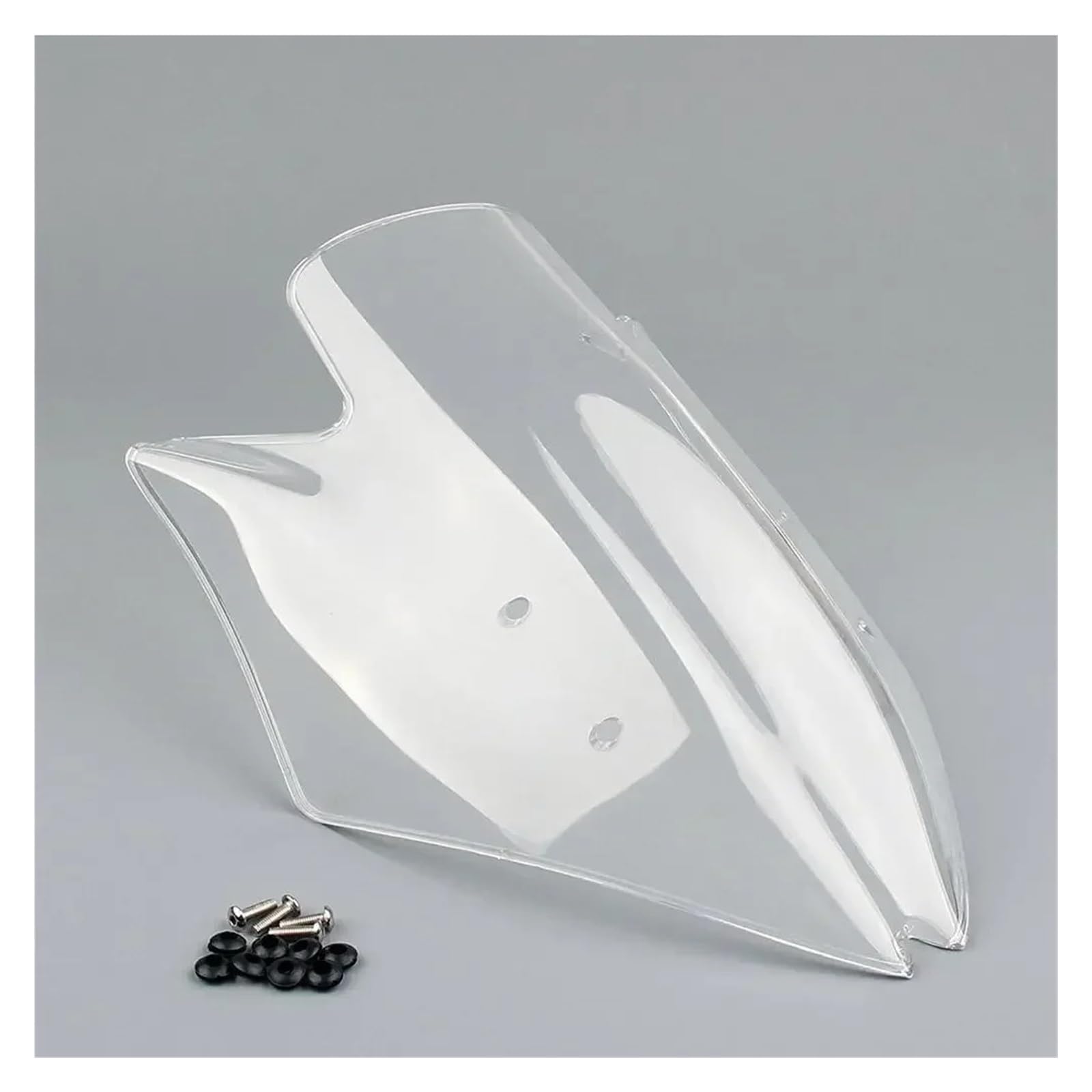 Motorrad Windschild Für Kawasaki Für Z1000 2007-2009 Motorrad Zubehör Double Bubble Windschutzscheibe Windschutz Bildschirm Motorrad Windabweiser Spoiler(Clear) von TWMEU