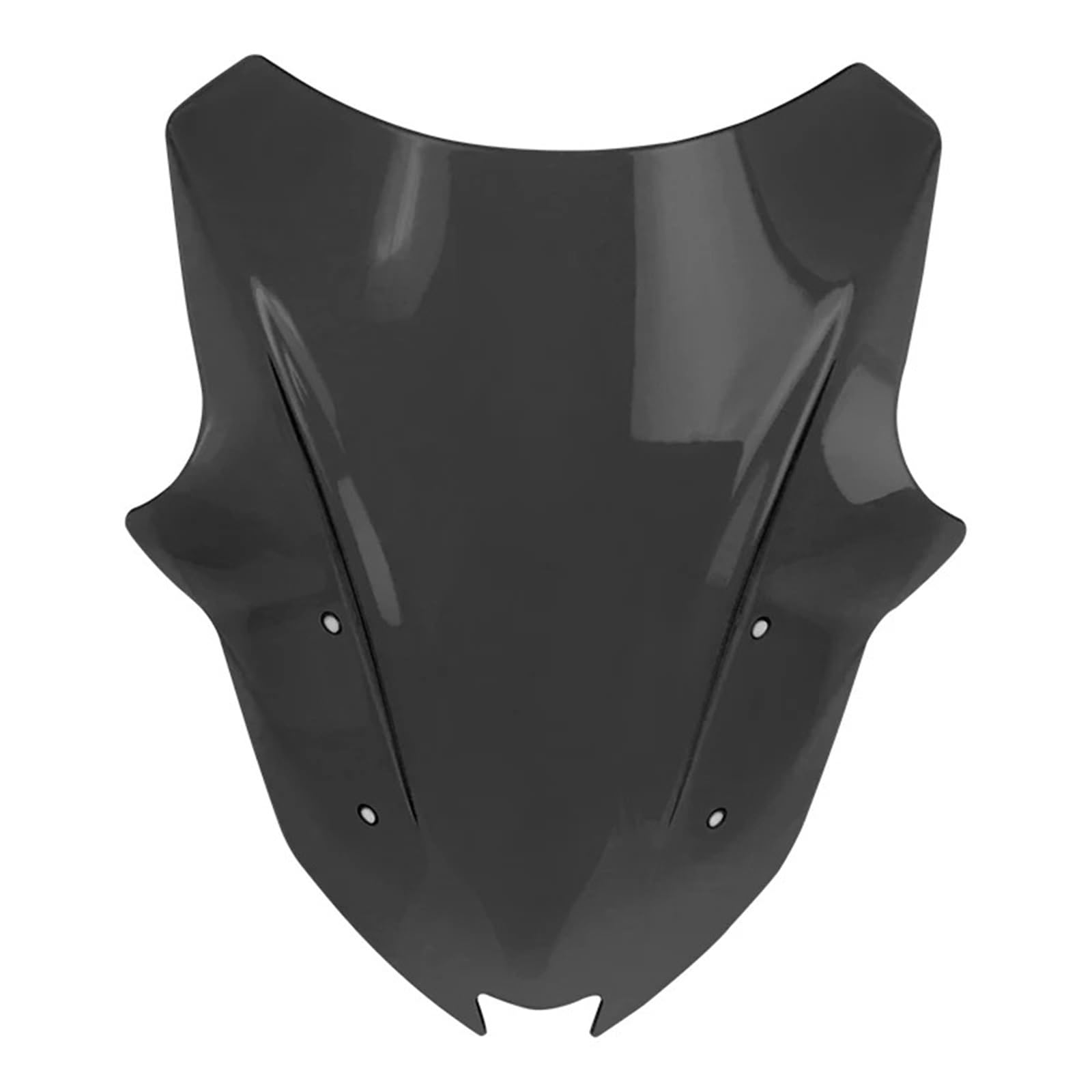 Motorrad Windschild Für Kawasaki Für Z1000SX 2011-2019 Motorrad Windschutz Windschutz Double Bubble Windschutzscheibe Verkleidung Motorrad Windabweiser Spoiler(Black) von TWMEU