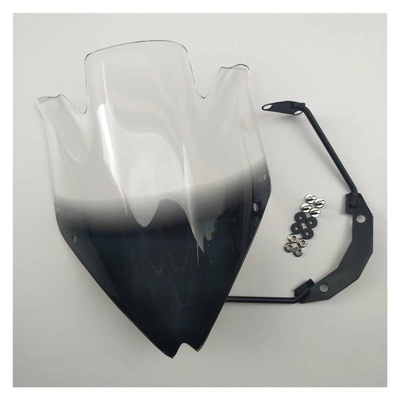 Motorrad Windschild Für Kawasaki Für Z750 Für Z750R Für Z-750 Für Z 750 2007-2012 Motorrad Windschutzscheibe Windschutz Motorrad Windabweiser Spoiler(Clear) von TWMEU