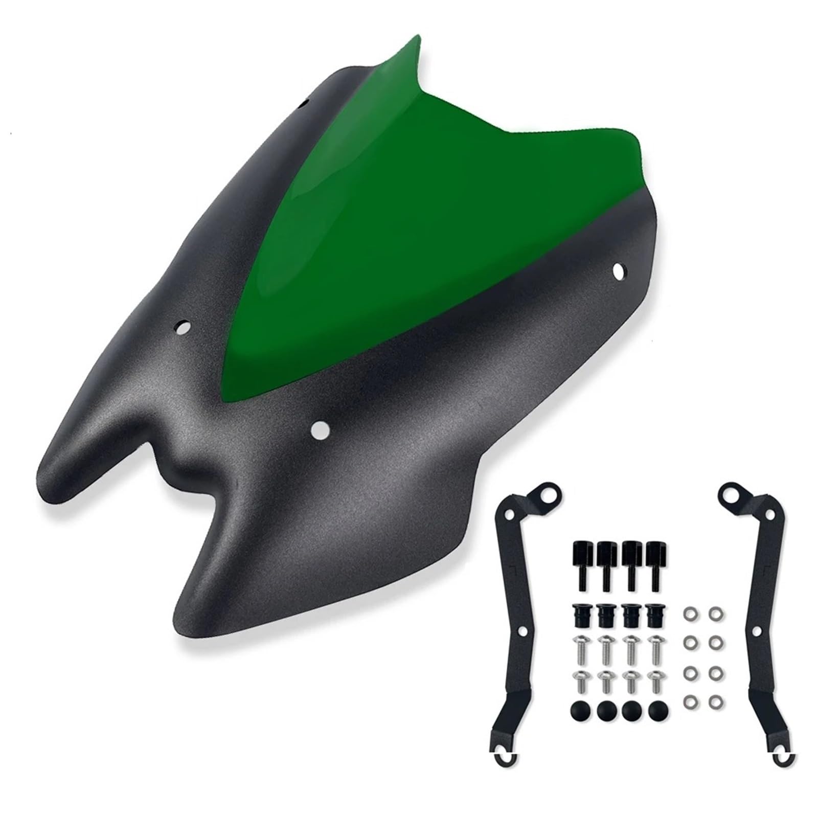 Motorrad Windschild Für Kawasaki Für Z900 2020-2022 Bildschirm Motorrad Zubehör Sport Windschutz Windschutz Viser Visier Windabweiser Motorrad Windabweiser Spoiler(B-Green) von TWMEU