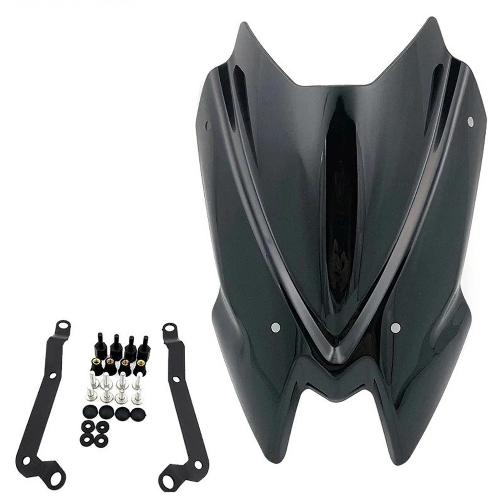 Motorrad Windschild Für Kawasaki Für Z900 Für Z 900 2020-2024 Motorrad Sport Windschutz Windschutz Viser Visier Windabweiser Motorrad Windabweiser Spoiler(Smoke) von TWMEU