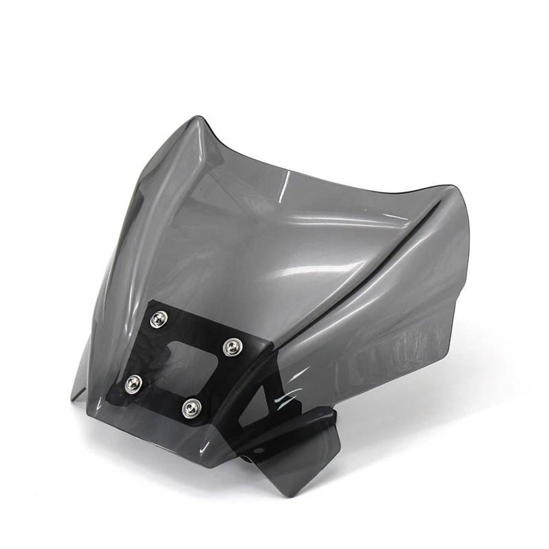 Motorrad Windschild Für MT-09 Für MT-09 SP 2021 Motorrad Teile Windschutzscheibe Windschutz Windschutz Deflektor Motorrad Windabweiser Spoiler(Smoky Gray) von TWMEU