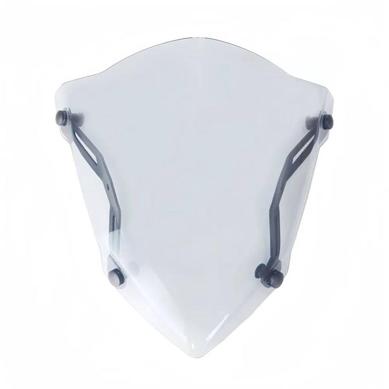 Motorrad Windschild Für MT-25 Für MT-03 2020-2023 Motorrad Zubehör Windabweiser Bildschirm Schild Motorrad Windabweiser Spoiler(Light Smoke) von TWMEU