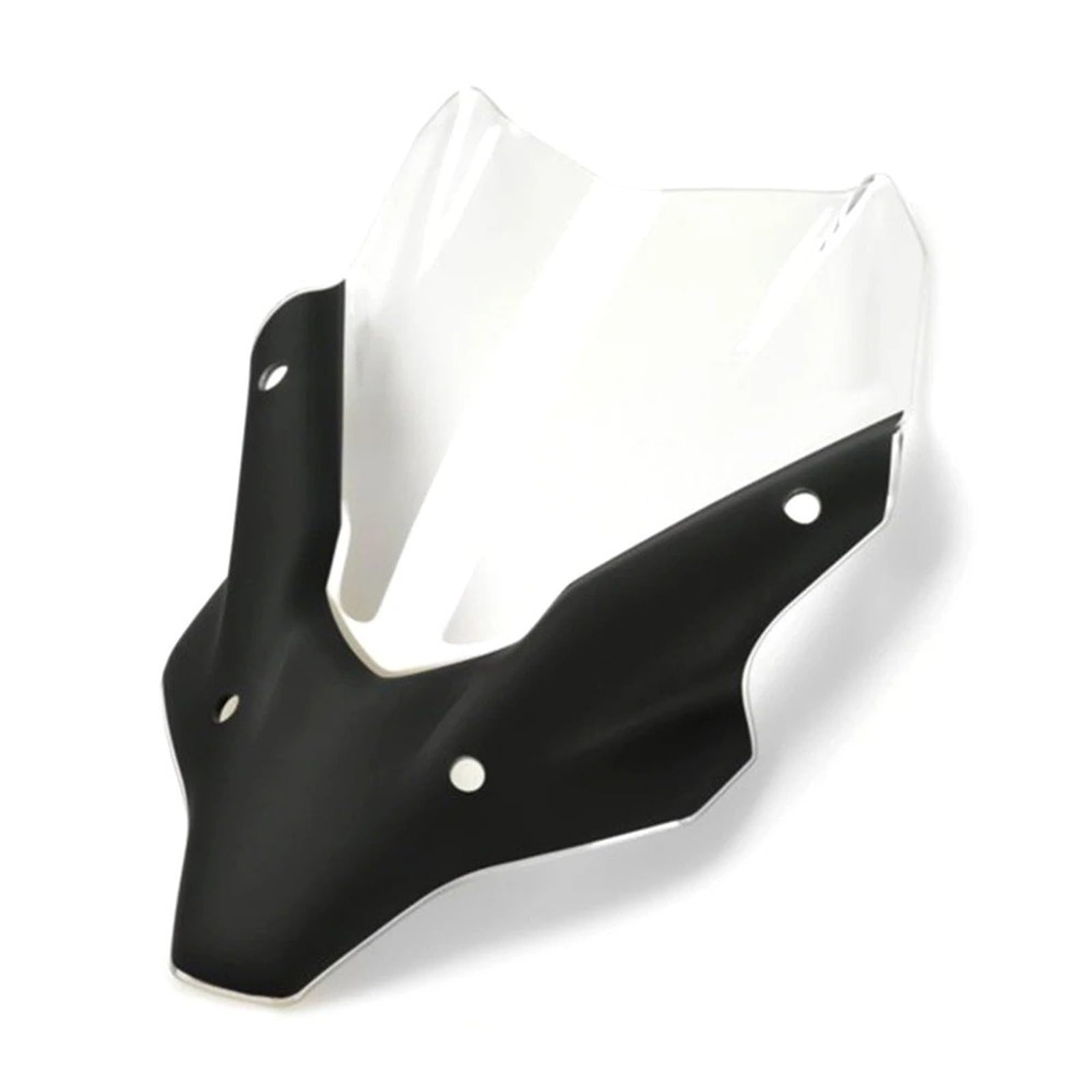 Motorrad Windschild Für MT07 Für FZ07 2021-2022 Motorrad Zubehör Sport Schwarz Windschutzscheibe Windschutz Visier Motorrad Windabweiser Spoiler(Transparent) von TWMEU