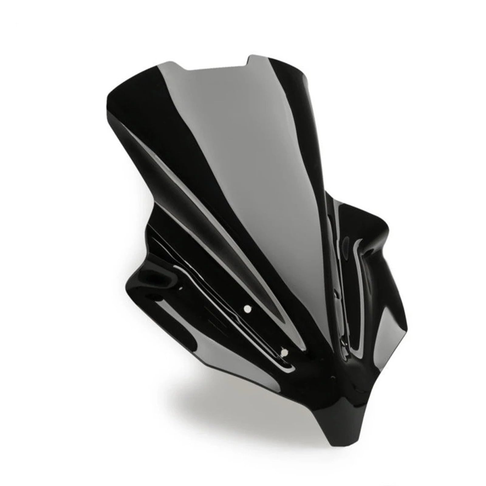 Motorrad Windschild Für MT10 Für MT10 SP 2022-2024 Motorrad Zubehör Touring Windschutzscheibe Visier Windschutzscheibe Motorrad Windabweiser Spoiler(Black) von TWMEU