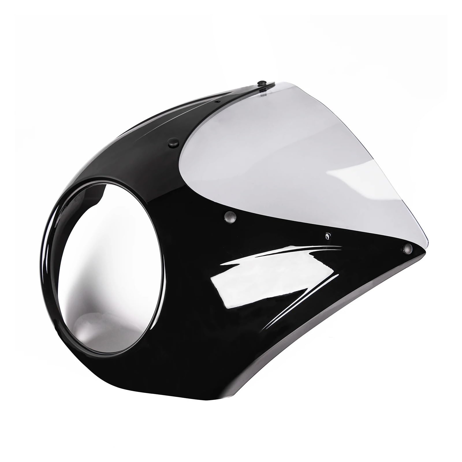 Motorrad Windschild Für R18 Für Klassische 2020-2023 Motorrad Windschutzscheibe Windschutz Vorne Gugel Scheinwerfer Verkleidung Abdeckung Motorrad Windabweiser Spoiler(Light Smoke-Black) von TWMEU