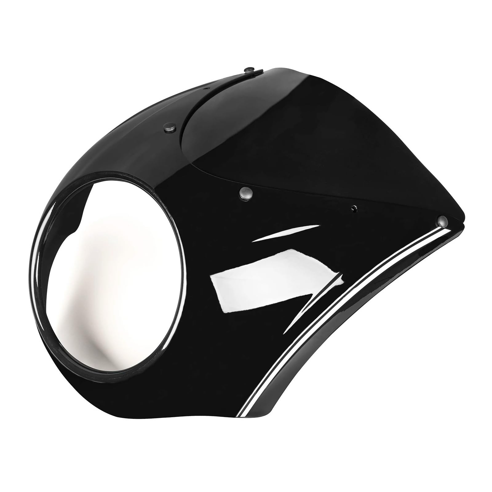 Motorrad Windschild Für R18 Für Klassische 2020-2023 Motorrad Windschutzscheibe Windschutz Vorne Gugel Scheinwerfer Verkleidung Abdeckung Motorrad Windabweiser Spoiler(Smoke-Stripe) von TWMEU